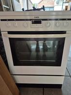 AEG losstaand fornuis+oven, Elektronische apparatuur, Fornuizen, Ophalen, Gebruikt, Keramisch, 4 kookzones