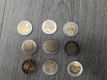 Gecirculeerde 2 euromunten (ruilen mogelijk)