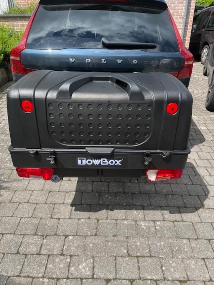 Coffre d'attelage TOWBOX à louer, Auto diversen, Bagagerekken, Zo goed als nieuw, Ophalen