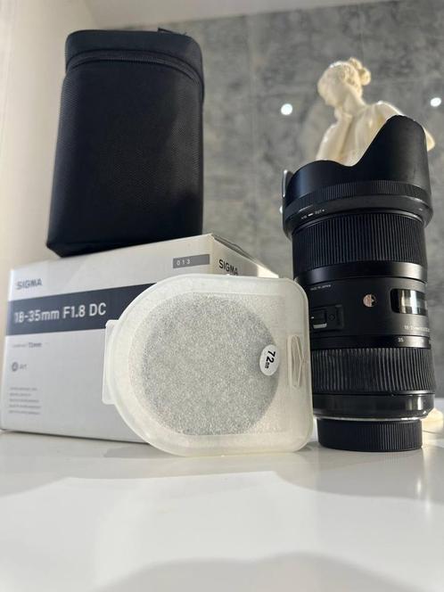 SiGma DC A 18-35 mm F1.8 spiegelreflexlens, Audio, Tv en Foto, Foto | Lenzen en Objectieven, Zo goed als nieuw, Groothoeklens