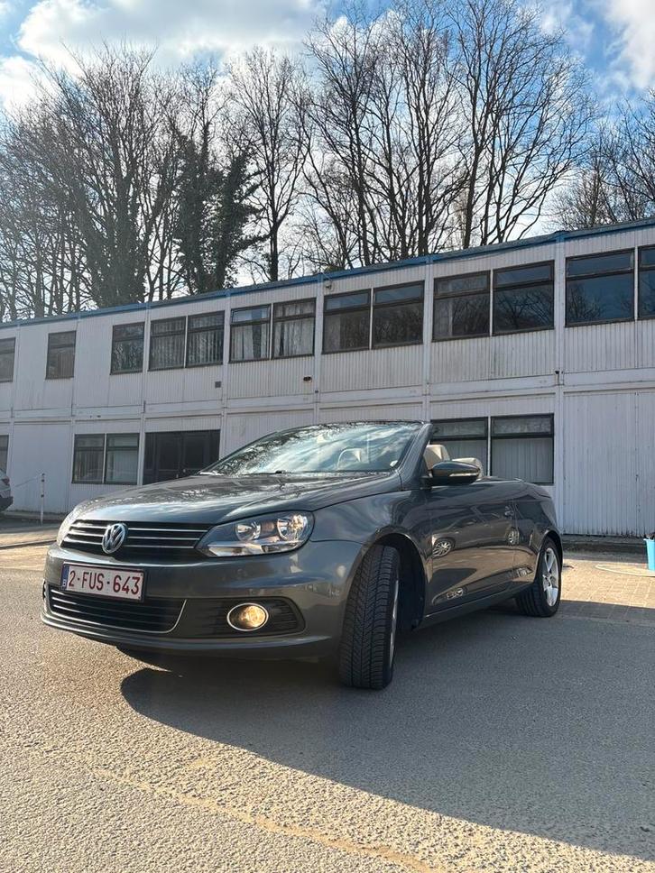 VW EOS 2013 2.0 TDI 140 – Cuir Beige – Capote OK – Manuel), Auto's, Volkswagen, Particulier, Eos, ABS, Achteruitrijcamera, Adaptieve lichten