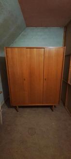 Vintage 3-deurs kleerkast, Huis en Inrichting, Kasten | Kleerkasten, Ophalen, Gebruikt, ., .