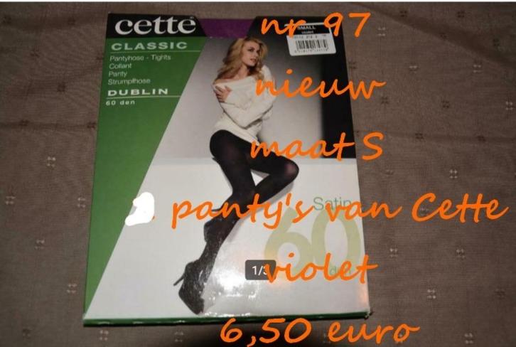 97. kleding panty - NIEUW - verzending inbegrepen, Kleding | Dames, Leggings, Maillots en Panty's, Nieuw, Panty, Maat 36/38 (S)