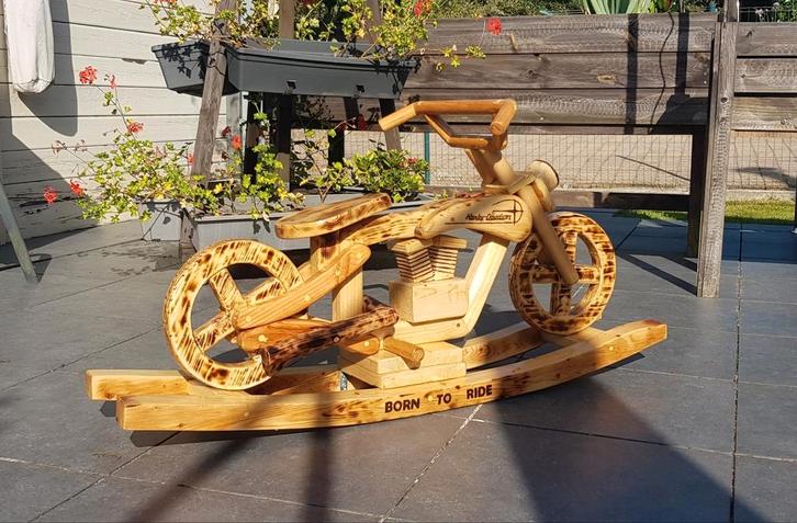 Harley Davidson schommelbike, Kinderen en Baby's, Speelgoed | Hobbelfiguren, Nieuw, Ophalen