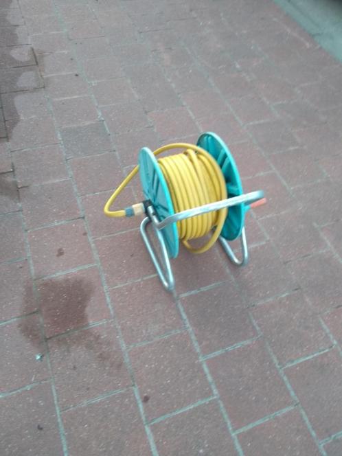 tuinslang op haspel, Tuin en Terras, Tuinslangen, Gebruikt, Tuinslang, Ophalen