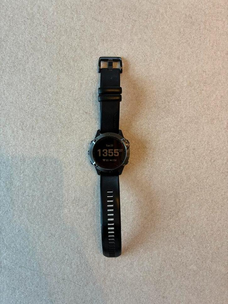 Garmin Fenix 6 Pro Sapphire, Handtassen en Accessoires, Sporthorloges, Zo goed als nieuw, Ophalen