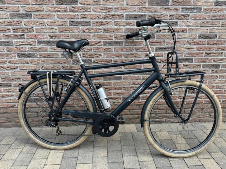 Thompson Hector donkerblauw, Fietsen en Brommers, Fietsen | Heren | Sportfietsen en Toerfietsen, Gebruikt, Overige merken, Minder dan 10 versnellingen