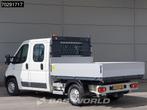 Citroën Jumper 130PK Open Laadbak Dubbel Cabine Trekhaak Eu, Auto's, Stof, Gebruikt, Euro 6, 4 cilinders