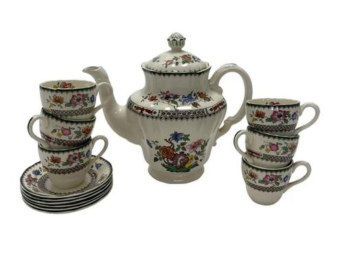 Spode England Crockery 1815 tasses soucoupes théière antique, Antiquités & Art, Antiquités | Services (vaisselle) pièces, Enlèvement ou Envoi