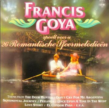 vinyl: FRANCIS GOYA - 26 ROMANTISCHE SFEERMELODIEËN - dubbel beschikbaar voor biedingen