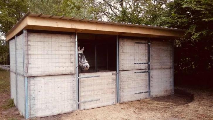 houten stal, schuilstal, paardenstal pakketten, stallen, Dieren en Toebehoren, Stalling en Weidegang, Opfok, Stalling, Weidegang