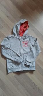 Trui met rits en kap maat 134, Gebruikt, Meisje, Trui of Vest, Ophalen of Verzenden