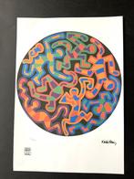 Litho van Keith Haring ,formaat 35 X 50 cm, Ophalen of Verzenden