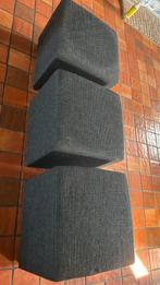 Poefjes 3x in setje, Ophalen, Zo goed als nieuw, Stof, 50 tot 75 cm