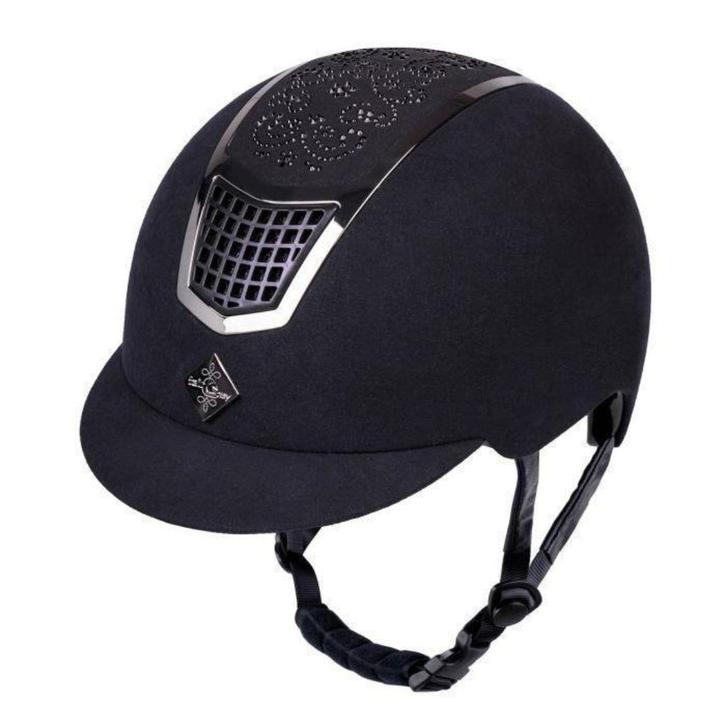 FAIR PLAY CAP QUANTINUM CHIC ZWART maat S, Dieren en Toebehoren, Paardrijkleding, Nieuw, Dames, Cap, Dressuur, Ophalen of Verzenden