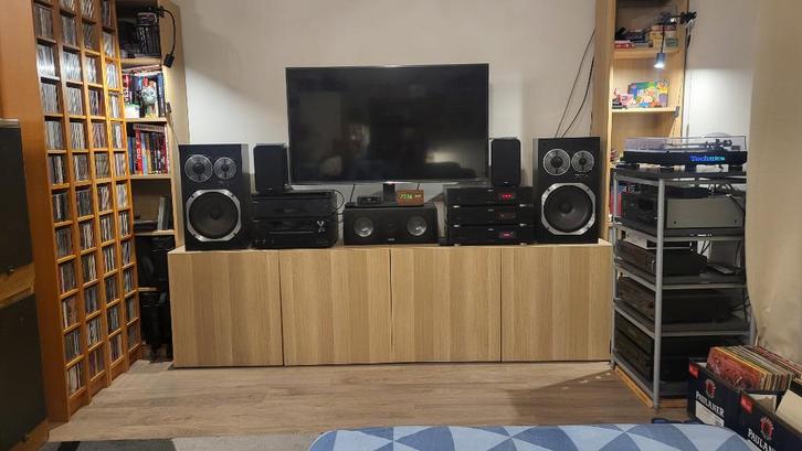 Onkyo SC 60 MKII, Audio, Tv en Foto, Luidsprekerboxen, Zo goed als nieuw, Front, Rear of Stereo speakers, 60 tot 120 watt, Overige merken
