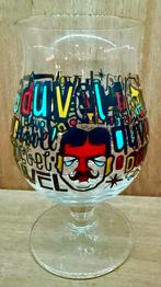 Duvel glas Denis Meyers, Verzamelen, Ophalen of Verzenden, Zo goed als nieuw