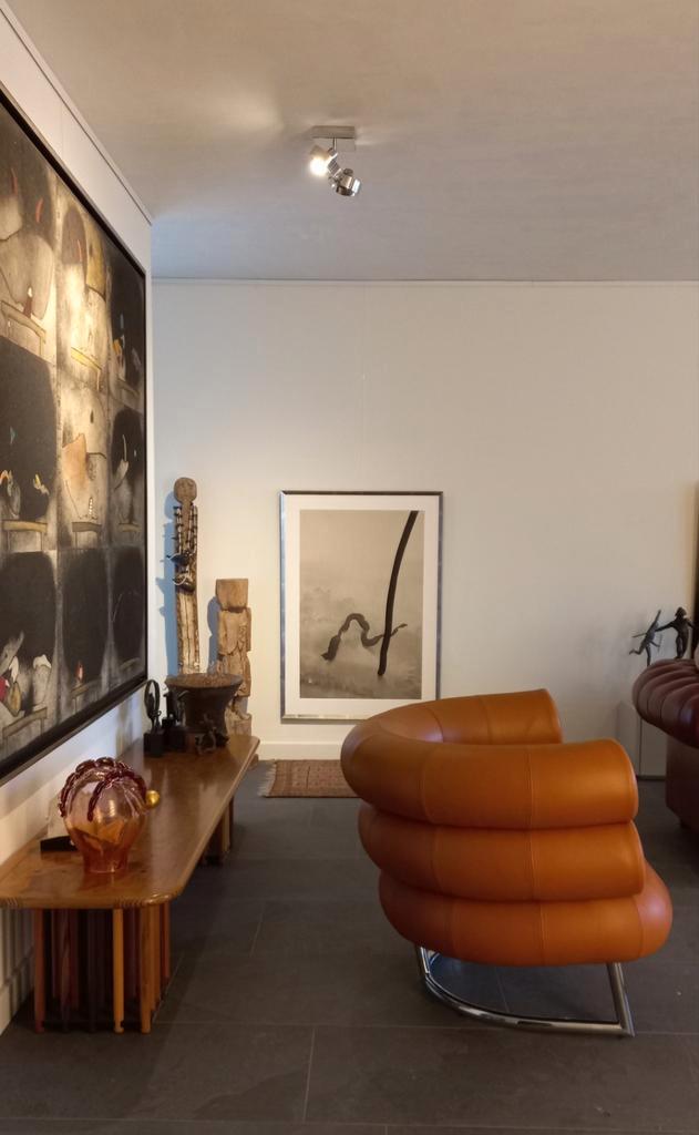 Bibendum Eileen gray jean badovici France Paris 1926, Huis en Inrichting, Zetels | Voetbanken en poefs, Zo goed als nieuw, Leer