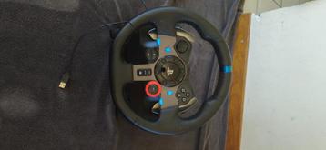 Volant Logitech G29 + trépied + levier de vitesses — In Prim, Enlèvement ou Envoi, Utilisé, Logitech
