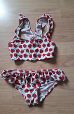 Bikini aardbei - maat 122/128, Enfants & Bébés, Maillots de bain pour enfants, Enlèvement ou Envoi, Taille 128, Comme neuf, Ensemble de bikini