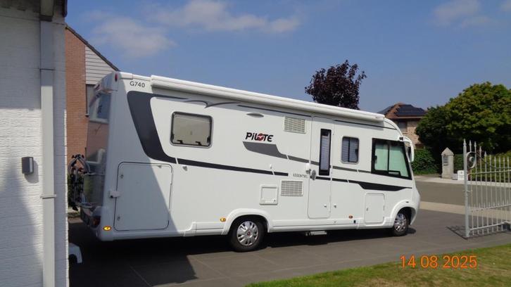 Pilote integraal:  19000 km !!, Caravans en Kamperen, Mobilhomes, Particulier, tot en met 4, Integraal, Pilote, Fiat, Diesel, Handgeschakeld