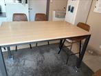 Tafel hout massief metaal, Ophalen