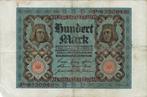 Billet de 100 Mark de 1920 de l'Allemagne, Envoi, Billets en vrac, Allemagne