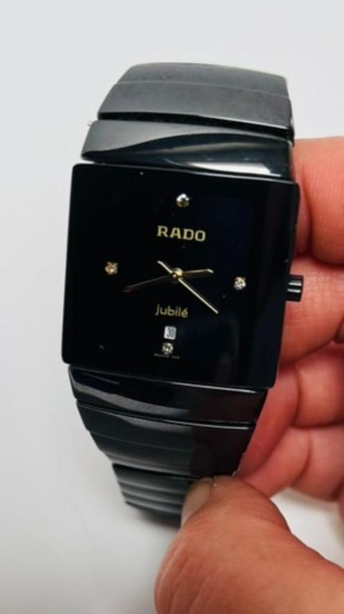 Rado Diastar Jubilée heren horloge zwart keramiek, Handtassen en Accessoires, Horloges | Heren, Zo goed als nieuw, Polshorloge