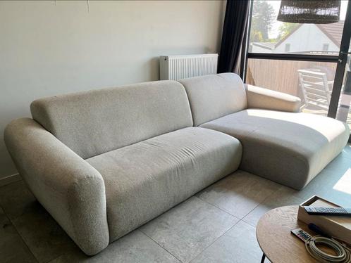 Zetel, Huis en Inrichting, Zetels | Zetels, Gebruikt, Hoekbank, Vierpersoons of meer, 300 cm of meer, 150 cm of meer, Stof, Ophalen