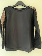 Trui zwart met rosé kleurig accent op de mouwwen, Kleding | Dames, Ophalen, Gedragen, Maat 36 (S), Zwart