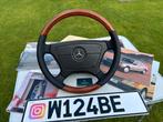 Mercedes W124 W201 W140 W202 stuur zebrano hout, Auto-onderdelen, Ophalen of Verzenden