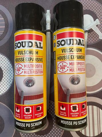 Nieuw!!! Soudal PU schuim 500ml beschikbaar voor biedingen