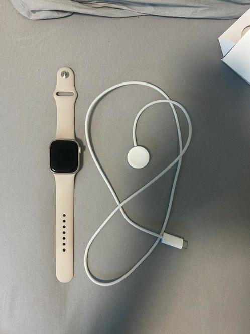 Apple watch 9 series 41MM, Handtassen en Accessoires, Smartwatches, Gebruikt, iOS, Afstand, Calorieverbanding, Conditie, GPS, Hartslag