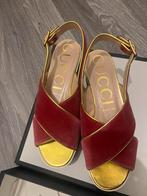 Gucci peggy velvet sandalen, Overige kleuren, Nieuw, Gucci, Sandalen of Muiltjes