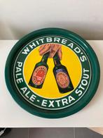 Whitbread’s Pale Ale-Extra Stout emaille plateau, Ophalen of Verzenden, Gebruikt