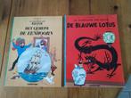 2 strips Kuifje, Meerdere stripboeken, Ophalen of Verzenden, Zo goed als nieuw, Hergé
