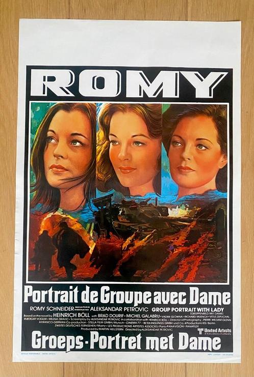Affiche film PORTRAIT DE GROUPE AVEC DAME Romy Schneider, Verzamelen, Film en Tv, Zo goed als nieuw, Film, Poster, Ophalen of Verzenden