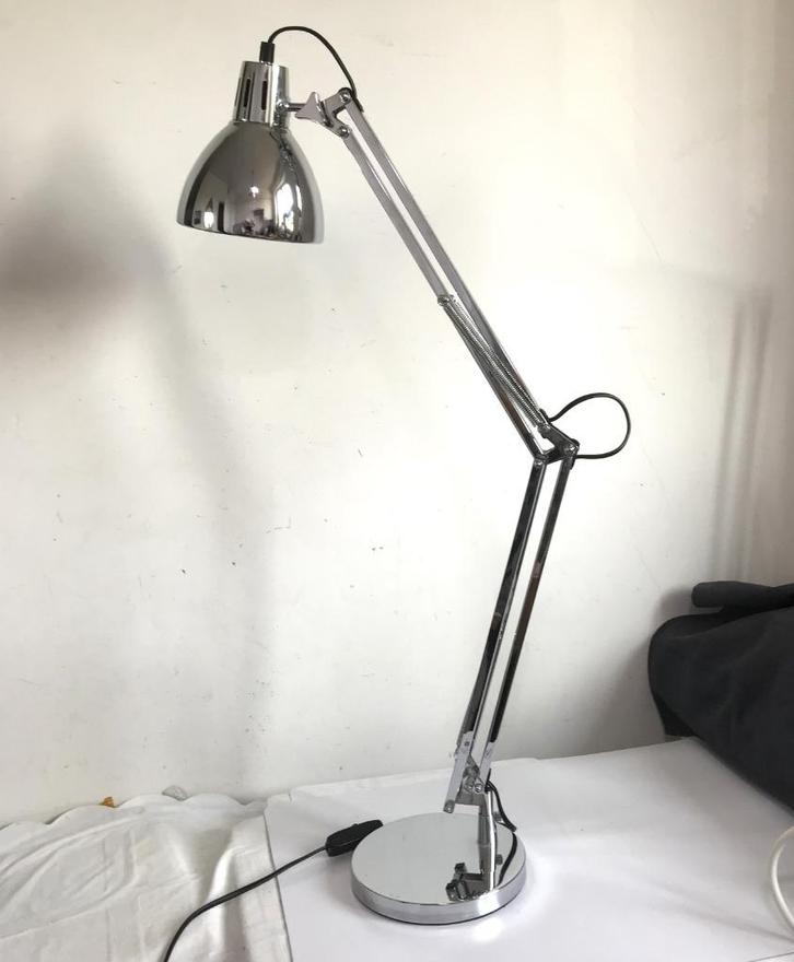 Bureau Lamp Chroom Verstelbaar Vintage✨😍😎💑🎁👌, Huis en Inrichting, Overige Huis en Inrichting, Zo goed als nieuw, Ophalen of Verzenden