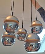 VERKOCHT!!! „Space Age” vintage chromen watervallamp uit 197, Antiek en Kunst