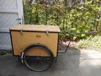 Fietsremorque / visserskar (hout), Fietsen en Brommers, Fietsaccessoires | Aanhangwagens en Karren, Ophalen, Gebruikt
