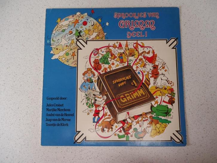 Sprookjes LP "Sprookjes van Grimm" Deel 1 anno 1981, Cd's en Dvd's, Vinyl | Nederlandstalig, Gebruikt, Overige genres, 12 inch