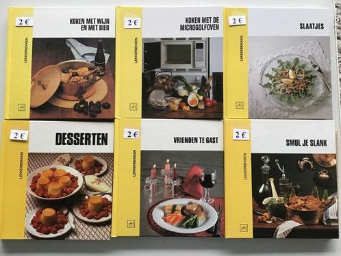 11 kookboeken aan 2 euro en 15 aan 1,50 euro, Boeken, Kookboeken, Zo goed als nieuw, Ophalen of Verzenden
