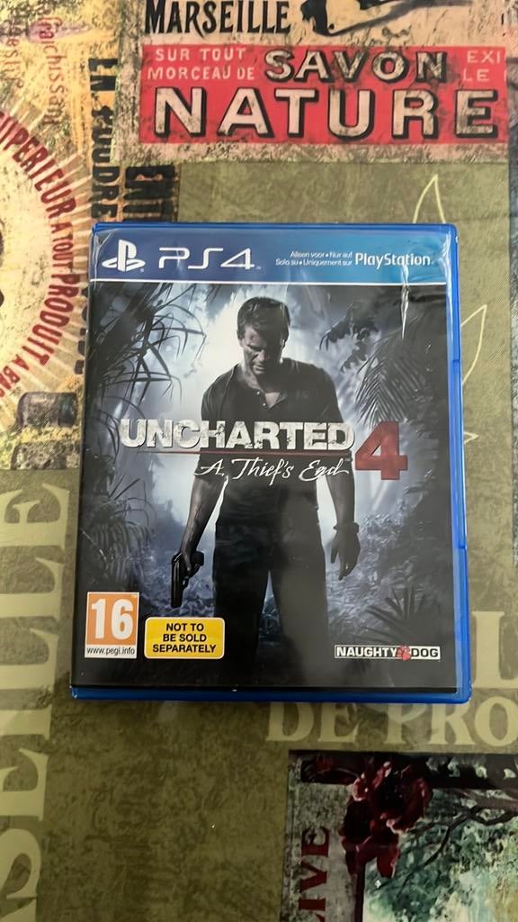 Uncharted 4, Enlèvement ou Envoi, 1 joueur, Aventure et Action, Comme neuf