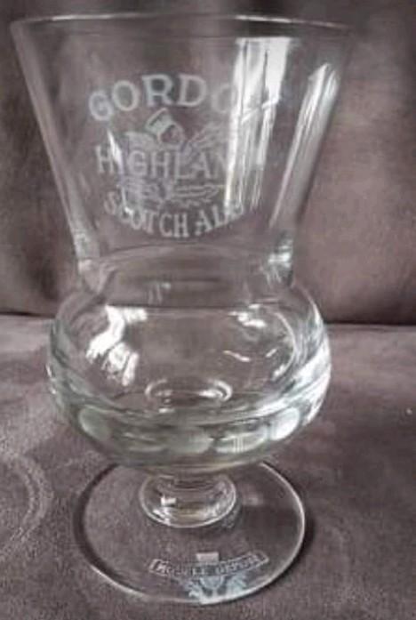 Bierglazen  : Gordon Highlands scotch ale glazen, Verzamelen, Glas en Drinkglazen, Zo goed als nieuw, Ophalen of Verzenden