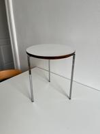 Retro vintage bijzettafel, Ophalen, Minder dan 45 cm, Minder dan 55 cm, Gebruikt