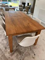 Massief houten tafel, Huis en Inrichting, Tafels | Eettafels, Ophalen, Gebruikt, 100 tot 150 cm, Eikenhout