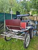 Wijkmans menwagen koets recreatiewagen marathonwagen, Gebruikt, Marathonwagen, Paard of Pony
