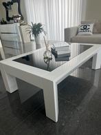 Table basse noir et blanc, 100 à 150 cm, Chêne, Moins de 50 cm, Comme neuf