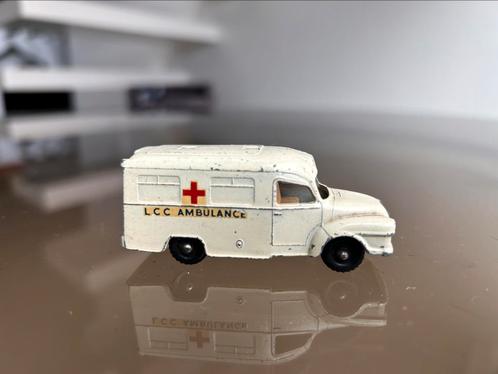 Matchbox Lesney Bedford Lomas Ambulance nr 14-C 1962, Verzamelen, Retro, Ophalen of Verzenden