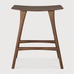 Etnicraft Osso Counter Stool, Ophalen, Met voetsteun, 60 tot 90 cm, Nieuw